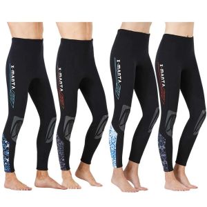 Capris 3mm néoprène hommes femmes plongée cheville pantalon Surf chaud noir épaissir Long pantalon de natation pour les couples plongée en apnée