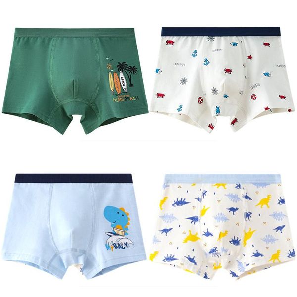 Capris Beach Football Sous-vêtements pour garçons Boxer pour enfants 100% coton Short pour garçon Bas Vêtements pour garçons pour 3 4 6 8 10 12 14 ans Oku203016