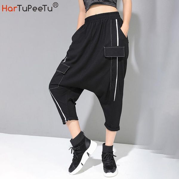 Capris Black Harem Pantal