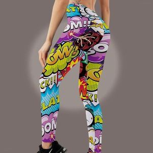 Capris femmes Fiess 3d imprimé Leggings Push Up Leggins Sport pantalons de course dessin animé bande dessinée jeu Styles fille Leggins