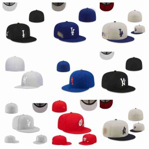 Caps 2023 Designer Hat Baseball gemonteerde hoeden klassieke zwarte kleur hiphop chicago sport volledig gesloten ontwerp caps honkbal cap chapeau stit