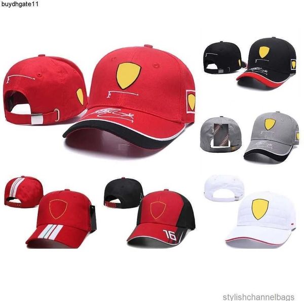 Gorras 2023 Fashion Ball Cap F1 Racing Mens Gorra de béisbol Deportes al aire libre Marca Bordado Béisbol Fórmula 1 Sombrero para el sol F1 Sombrero de coche Hokf