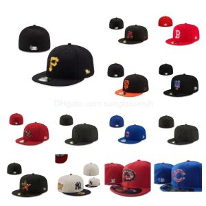Caps Ball Caps Designer Hits Hats Snapbacks Chapeau ajusté Baskball Football broderie Tous les lettres de logo d'équipe Solid Outdoor Sports FL