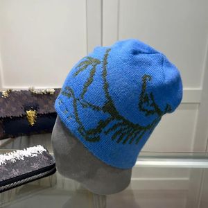 Caps Beanie/Skull Caps Designer For Women Men Men Bimless Beanie Hat Gedrukte Classic Fashion Letter Multicolour Autumn and Winter Bonnet B