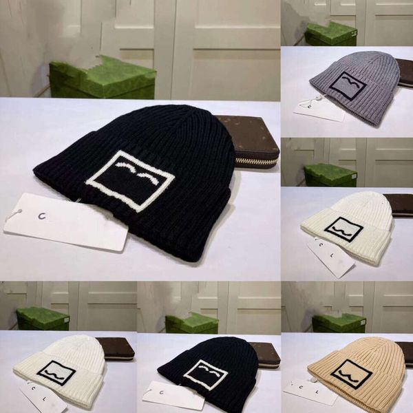 Caps 2023 Skull Designer Brand Mens Luxury Beanie Hat para mujer Otoño e invierno Nueva pequeña fragancia Tendencia de moda Retro Classic Letter Outdoora