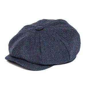 Casquettes Botvela hommes 8 pièces mélange de laine casquette plate gavroche Gatsby rétro chapeau casquettes de conduite Baker Boy chapeaux femmes Boina 005