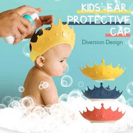 Caps Crown verstelbare baby shower badkamer shampoo haarbescherming dop beschermt kinderen en voorkomt dat water kinder Earsl2404 binnenkomt