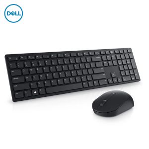 Caps Dell KM5221W Pro Wireless toetsenbord en muis combo programmeerbare toetsen en indicatorlicht zwart