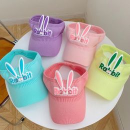 Caps Hats 2023 Kids Sun Children Summer Visors Leuk Rabbit Wings Bunny For Boys Girls 312 jaar oud 230412