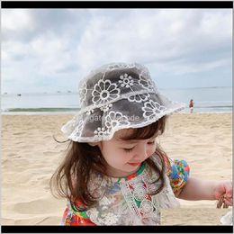 Casquettes Chapeaux Accessoires Bébé, Maternité Bébé Enfant Enfants Mode Dentelle Seau Évider Maille Respirant Protection Solaire Chapeau Casquette Plage Décontracté Filles S