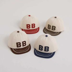 Caps chapeaux automne d'hiver Baby Baseball Caps lettre B Patter