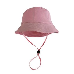 Caps hoeden baby emmer hoed accessoires zomer zonneschijn vishoed voor jongens en meisjes kinderen winddichte touw moeder en mijn hoed D240525
