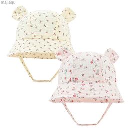 Caps hoeden babyemmer hoed zomer kinderen panama boy hoed katoen lente baby visser hoed uv zon hoed baby accessoiressl240429