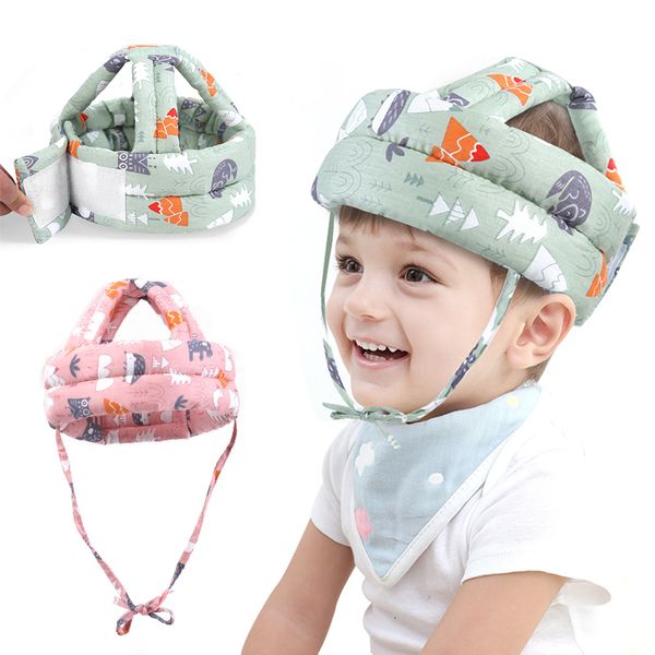 Casquettes Chapeaux Casque de sécurité pour bébé Protection de la tête Couvre-chef Enfant Antifall Pad Enfants Apprendre à marcher Crash Cap 230825