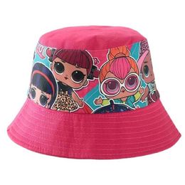 Caps chapeaux Enfants Bucket Hat Cartoon Designer Outdoors Cap Hip Hop ajusté pour l'enfant Kid 29tyle Drop Livil