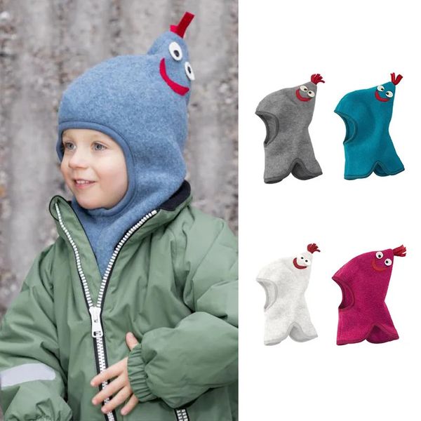 Mützen Hüte Kinderhüte Herbst und Winter Tiermodellierung Jungen Strickmütze Weiche und süße Baby-Gehörschutzkappe Kinderkleidung 231108