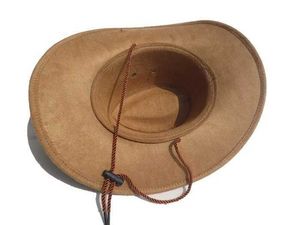 Caps chapeaux cowboy chapeau faux cuir hommes et femmes voyage caps chapeaux occidentaux chapeu cowboy chapeau