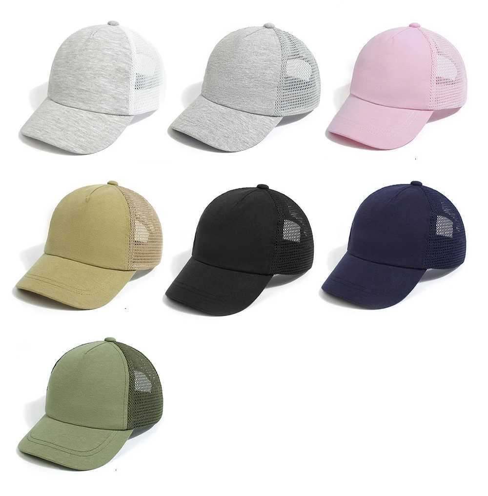 CAPS HATS Söt barns lastbil Bollhatt utomhus Leisure Duck Hat Solid Color Curve Brim Sun Hat Baseball Hat 7 Färger WX