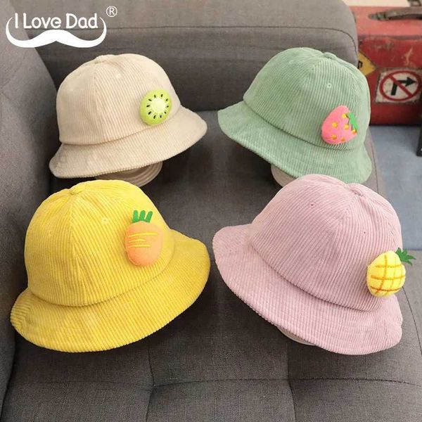 Caps chapeaux mignons fruits en certicule nupoy bébé chapeau printemps automne hremptable kids godet chapeau de soleil