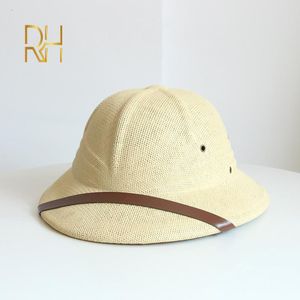 Caps Hoeden Mode Vietnam Oorlog Leger Hoed Vrouwen Mannen Britse Explorer Stro Helm Zomer Schipper Emmer Zonnehoed Unisex Jungle mijnwerkers Cap RH 230612