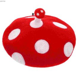 Caps Hats Filets Berets Animal Clothing Mushroom Hats Childrens Decoratieve accessoires Hoeden voor meisjes en kinderen WX