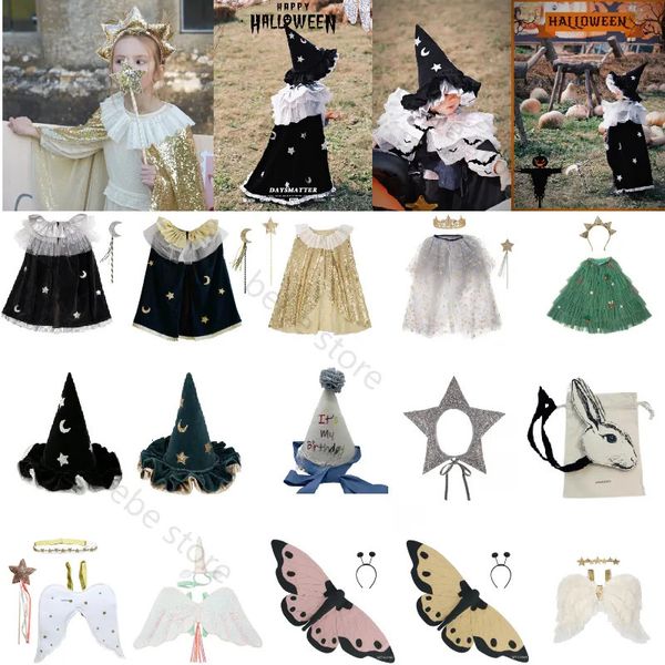 Gorras Sombreros Niños Niñas Ropa de fiesta Accesorios de ala de ángel Halloween Capa de Navidad Hermoso cumpleaños 230928