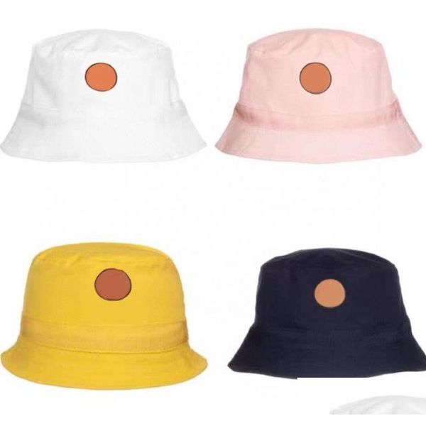 Casquettes Chapeaux Enfants Chapeau Bébé Mignon Seau Mince Fille Pêcheur Garçons Chapeau De Soleil Quatre Couleurs Printemps Été Garçon Sunsn Enfants Loisirs Drop Deliv Dho6F