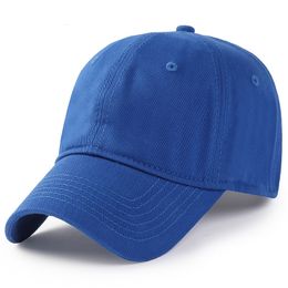 Caps hoeden ouder-kind blanco honkbal cap boy girl soft cotton plain sport sun hoed mannen dames grote size cap 53-56 cm 56-59 cm 60-65 cm 230313