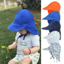 Caps Hats SPF50 Baby Boy Sun Verstelbare Zomer Cap voor Travel Beach Girl Kinder accessoires Kinderen Quickdry 230328