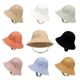 Caps Hats zomer Kids Beach Accessories Zon voor jongens Girls Panama Fisherman Children 3M6Y 230328