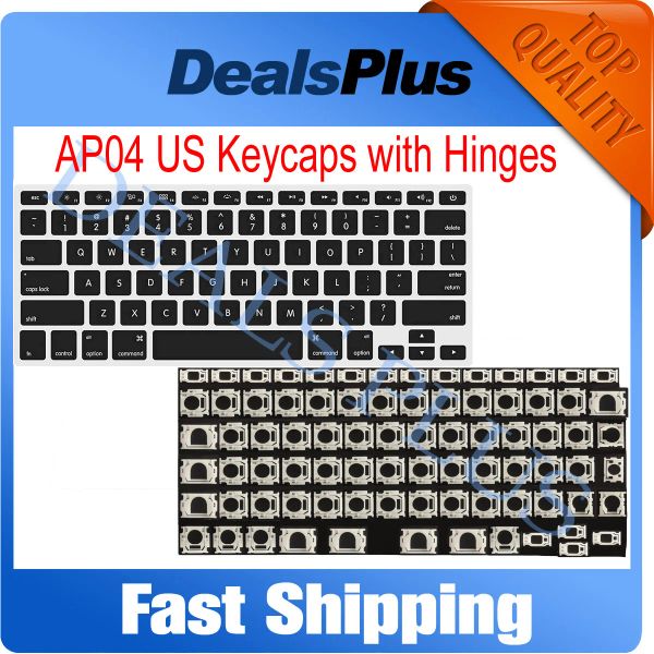 CAPS NOUVEAU KEYCAP CLAVIER AP04 US AVEC LES CLIPS CISSORS CLIPS CHARGE POUR MACBOOK PRO 13 '' 15 '' 17 '' A1278 A1286 A1297 20092017