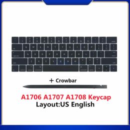 Caps Nouveau ordinateur portable A1706 A1707 A1708 US USA KEYCAPS CEYYS CAPE CLAVE AMÉNIQUE CAPE CLAVE DU CLAVE POUR MACBOOK PRO RETINA 13 "15" 2017 2017