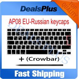 CAPS NUEVA laptop AP08 Rusia rusa RU KeyCaps Keys KeyCap + Crowbar para MacBook A1369 A1466 A1425 A1398 A1502 20112017