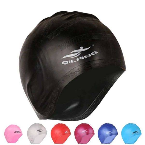 Caps Nouveaux silicone étanche Protection Protection Long Hair Protection Capuche de natation Piscine Piscine Sport aquatique Chapeau