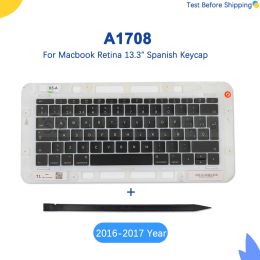 Teclas de teclado de reemplazo de tapas For MacBook Pro Retina 13.3 "A1708 KeyCap Spanish 20162017 Año