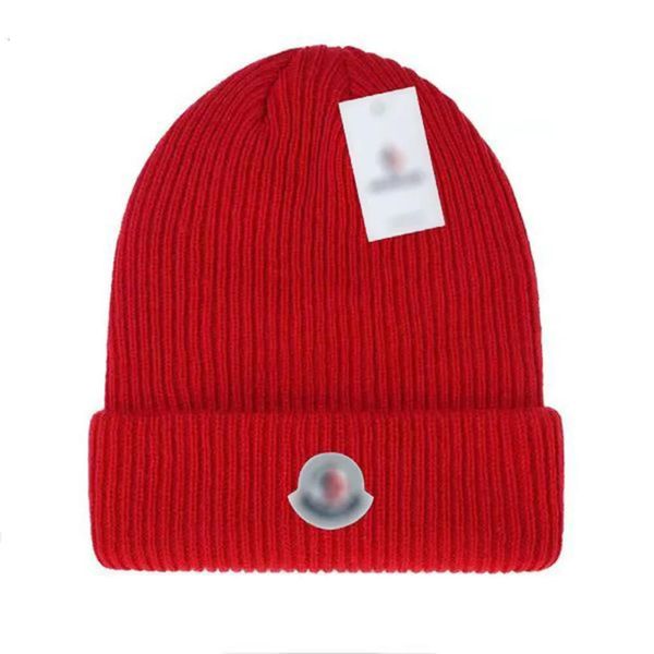 Gorras Skull Caps 2023 Diseñador Beanie Man Beanie Hat Lana Sombrero de invierno Pelo de conejo Blanco Gris Negro Rosa Rojo Espesado Sombrero clásico Desig