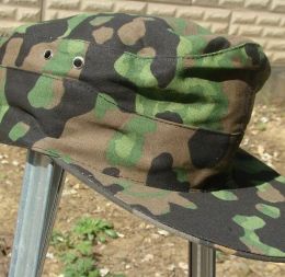 Casquettes .WW2 ALLEMAND ARMAL ELITE PLIVER Tree No3 Camo Reversible Field Cap Military Hat War Reenctations