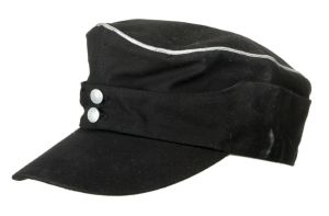 Caps WWII WW2 Officier d'élite allemand Summer Panzer M43 Field Cotton Cap chapeau noir en tailles
