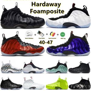 2023 Hombres Entrenadores Zapato de baloncesto Foamposite One Penny Hardaway Zapatos Black Suede Abalone All Star Sequoia Alternate Galaxy 1.0 2.0 . Royal Floral Sports Sneakers