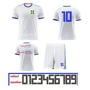 Disfraz de capitán Tsubasa, conjuntos de ropa de fútbol de escuela primaria Nankatsu, n. ° 10, nombre personalizado y número 283a