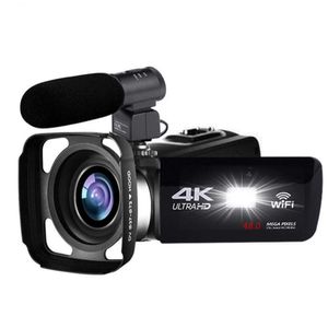 Leg kristalheldere beelden vast met de RISE-4K-camcorder 48 MP nachtzicht WiFi-bediening digitale camera - perfect voor vloggen en professionele videografie