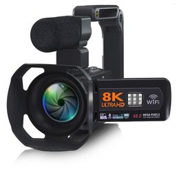 Leg elk moment vast in verbluffend 8K Ultra HDR met BingQianQian YouTube-camcorder - 48 MP streaming digitale videocamera met touchscreen