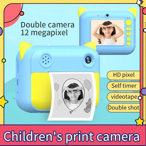 Capture la diversión con nuestra cámara de impresión instantánea para niños: resolución HD de 1080P, papel Po incluido, regalo de cumpleaños perfecto para niños - Digital Lore22