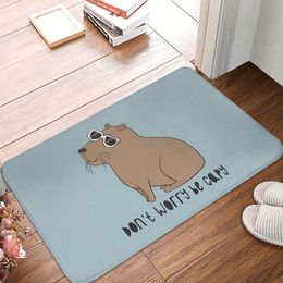 Capybara Animal Bathroom Mat Be Capy Awesome Doormat Kitchen Carpet Balcony tapis Home Decoration