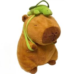 Capybara Peluche Simulation Capibara Anime Fluffty Jouet Kawaii Plushie Mignon Poupée Animaux En Peluche Doux Poupée En Peluche Cadeau Enfant Jouets 240328