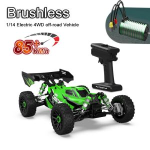 Auto 1/14 RC Auto 85 km/u Hoge snelheid Crawler Brushless Electric 4WD Offroad Remote Drift Voertuig speelgoed voor kinderen VS WLTOYS 144010