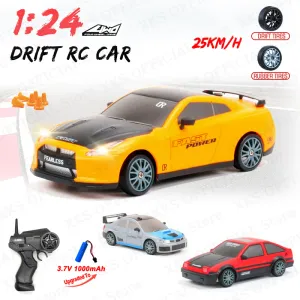 Auto 1/24 RC CAR AE86 GTR Subaru Model 2.4G Remote Control 4WD Off Road High Speed RC Drift Racing elektrische auto speelgoedcadeau voor kinderen