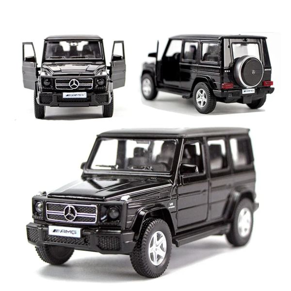 Car 1:36 Mercedes Benz G63 Diecast Toy Car Model Roues Véhicule Defender ALLIAGE PULL Back High Stimulation Collection Toy Gift A71