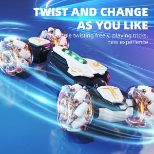 Auto 2.4G RC Stunt Car Watch Handgebaren 360 ° Roterend offroad klimmen op afstand afstandsbedieningsauto speelgoed voor kinderen cadeau