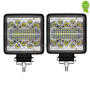 Auto 2 Stuks Aluminium 102W Lichten Led 4X4 Werklamp 3030 Spotlight 34Smd Koplampen Voor Vrachtwagens tractor Suv Off Road Mistlamp Drop Deli